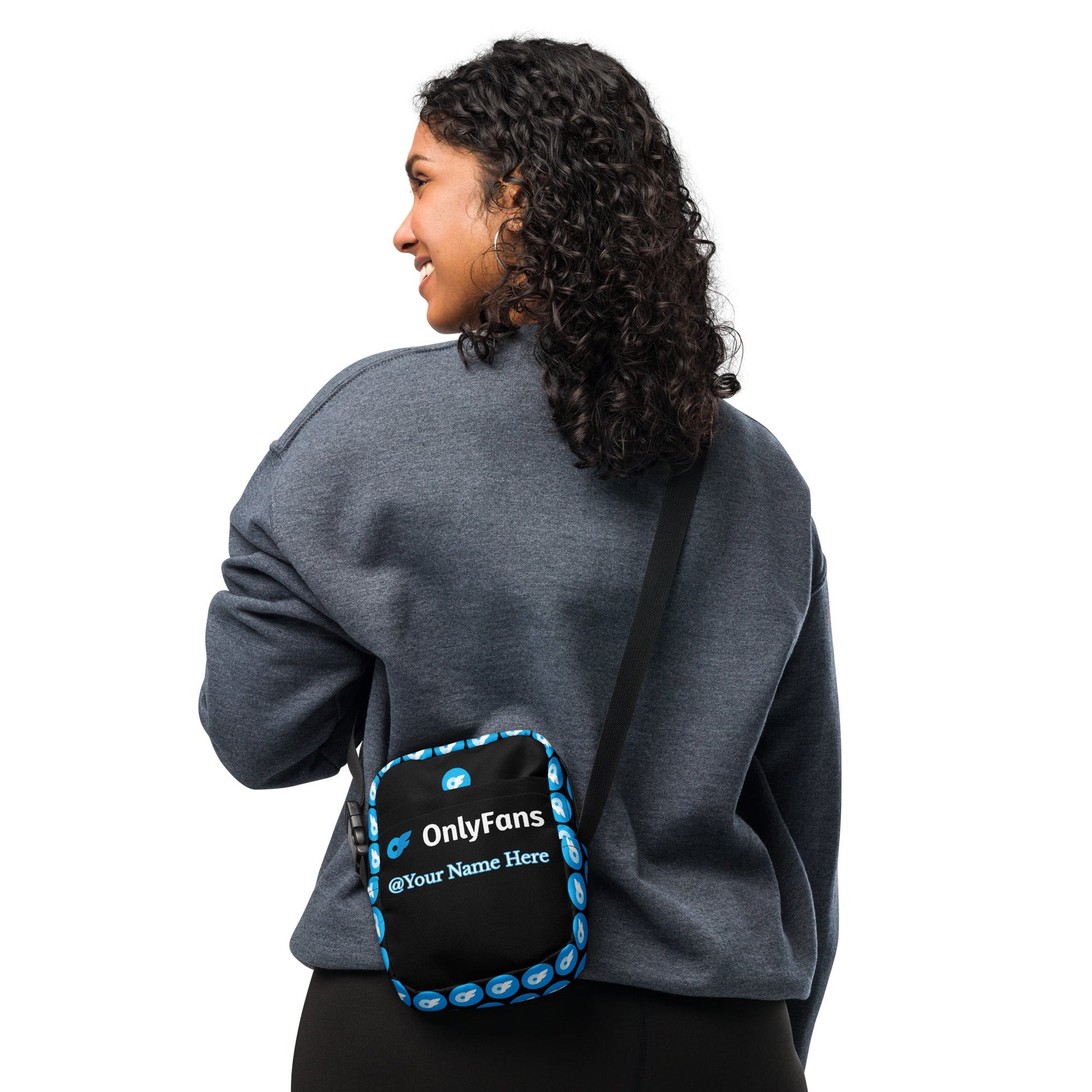 Onlyfans Personalized Custom Name Utility Unisex crossbody bag Attire T LLC