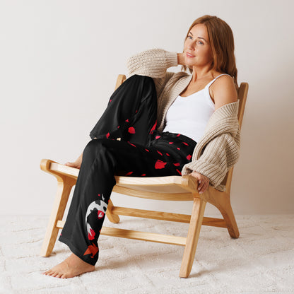 I Love Japan Women’s Pajama Pants — additional product view 3