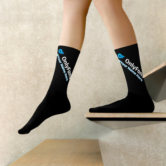 Onlyfans Sock it to Me: Get Cozy with Luxury Personalized Custom Socks Attire T LLC