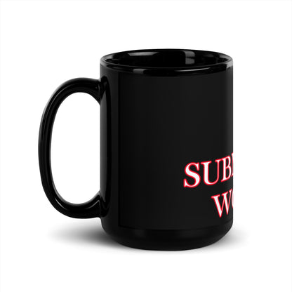 I Heart Submissive Women Black Mug by ATTIRET