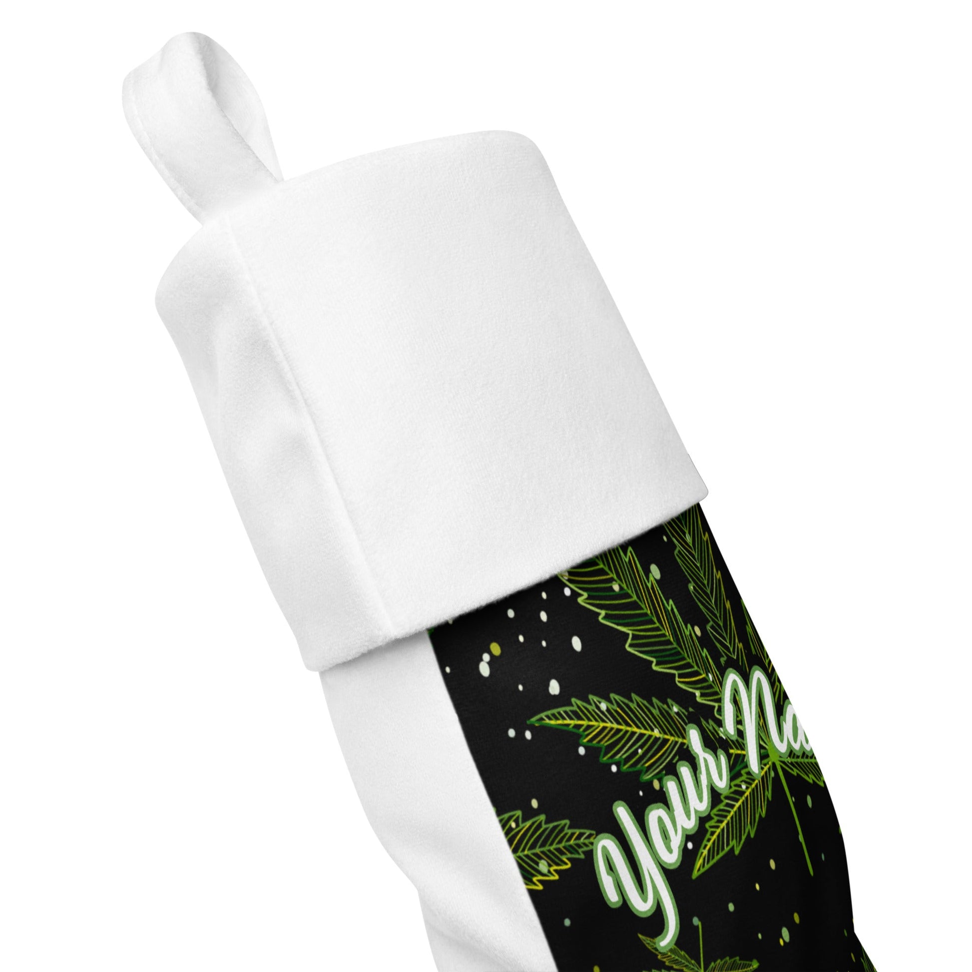 Blaze in Style: Personalized Custom Name Weed 420 Ganja Stoner Gifts Christmas Stocking! Attire T LLC