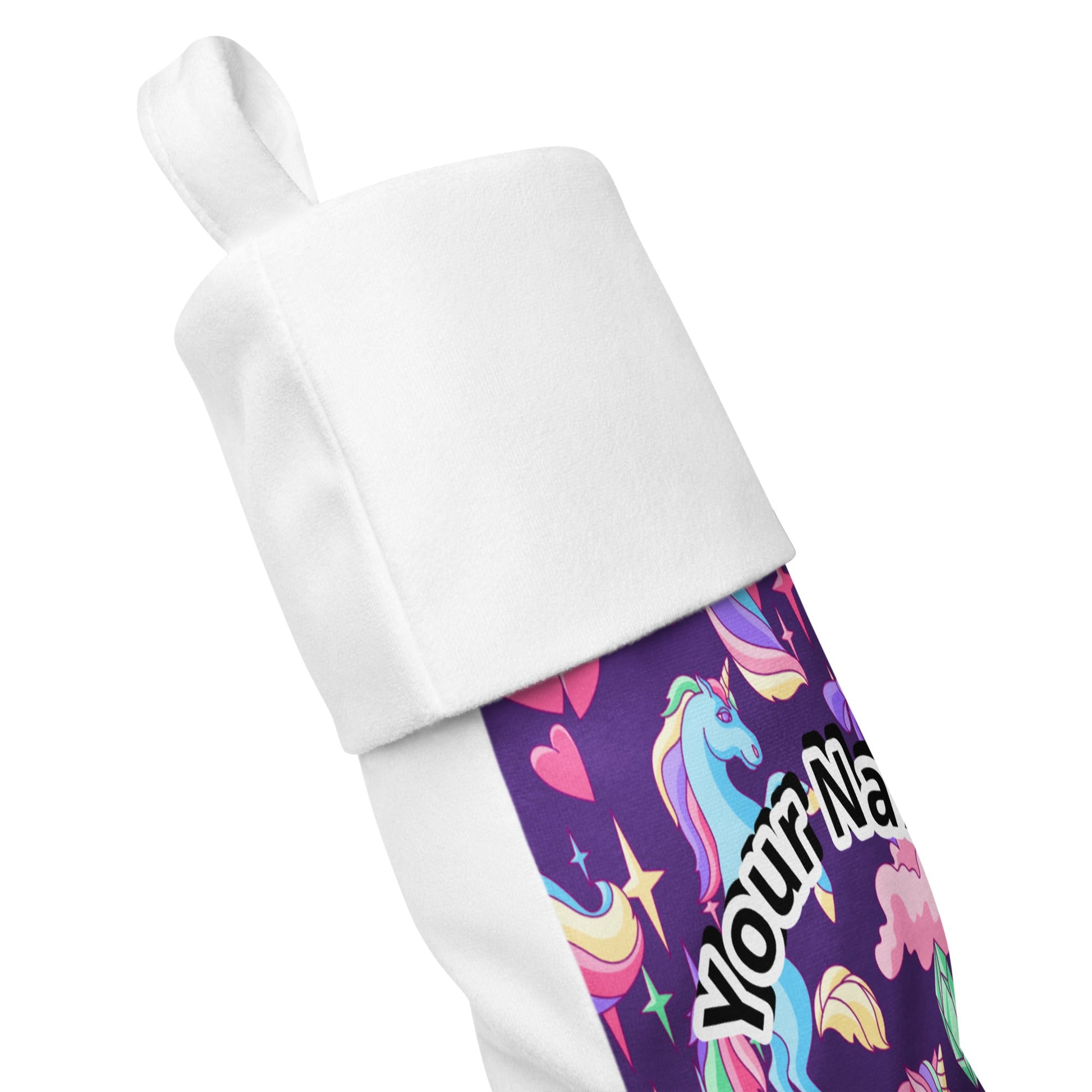 Unicorn The Enchanted Custom Personalized Name Magical Christmas Stocking Attire T LLC