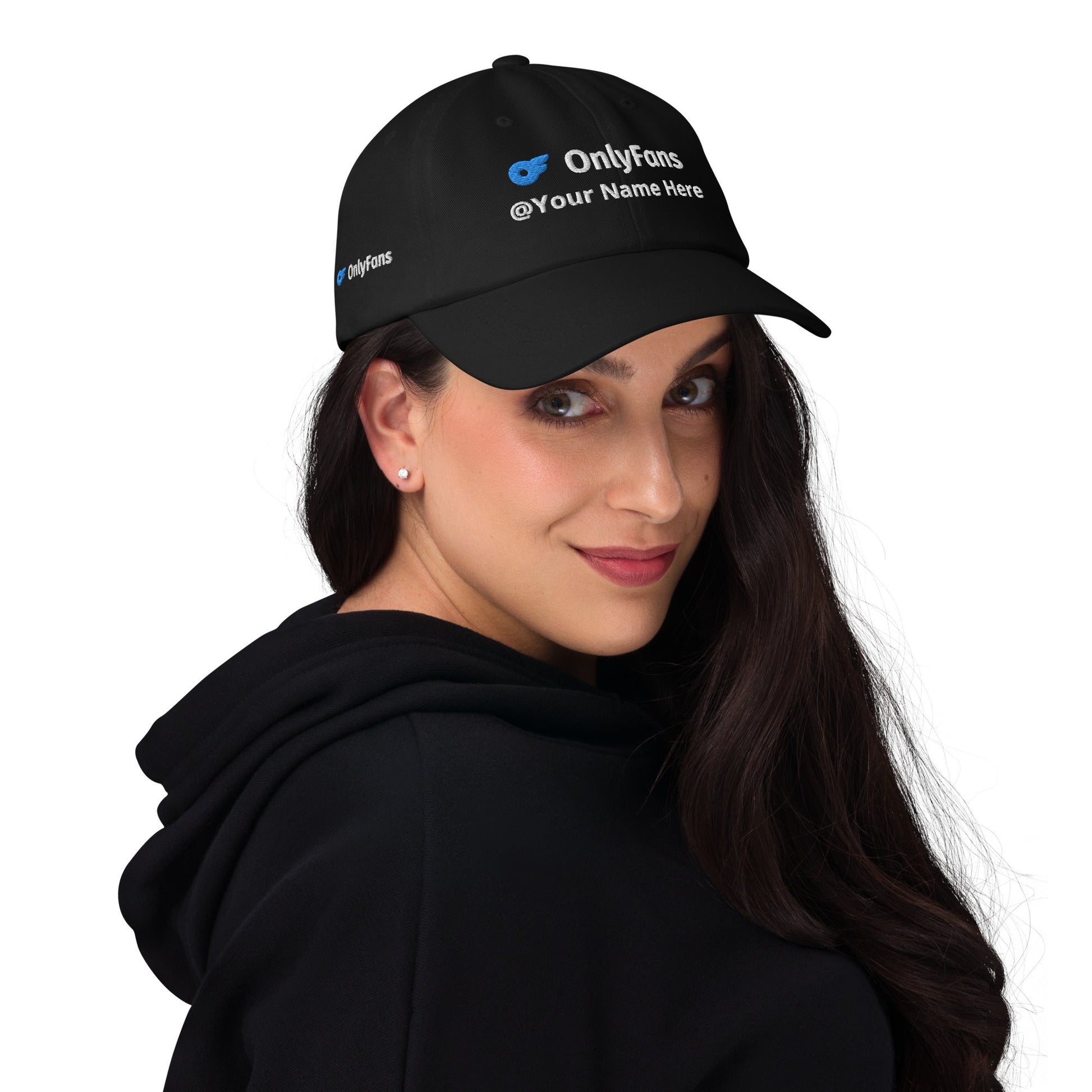 Onlyfans Custom Personalized Dad curved visor hat | Low Profile Hat | Content Creator | Adjustable Strap | Cotton Hat Attire T LLC