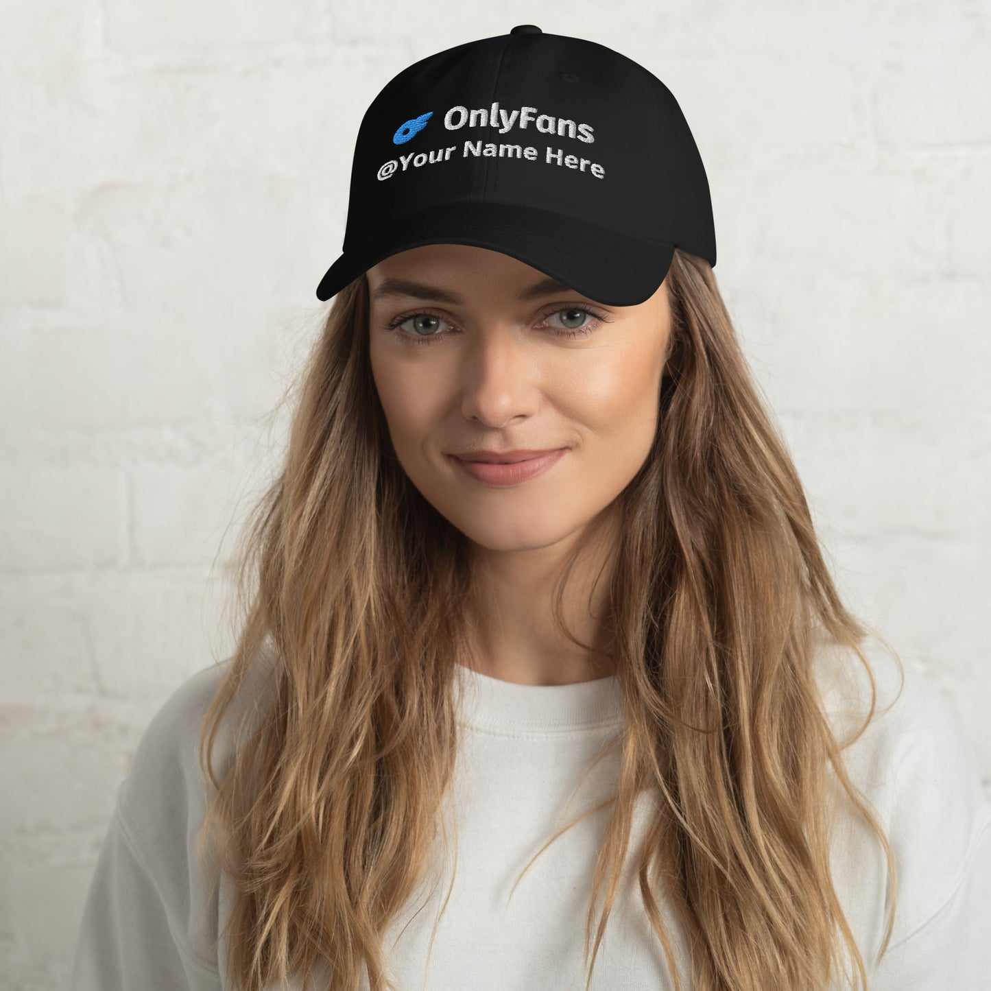 Onlyfans Custom Personalized Dad curved visor hat | Low Profile Hat | Content Creator | Adjustable Strap | Cotton Hat Attire T LLC