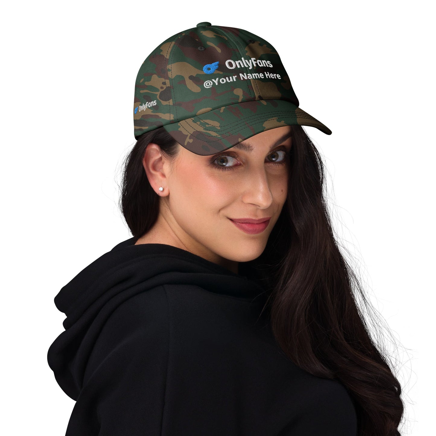 Onlyfans Custom Personalized Dad curved visor hat | Low Profile Hat | Content Creator | Adjustable Strap | Cotton Hat Attire T LLC