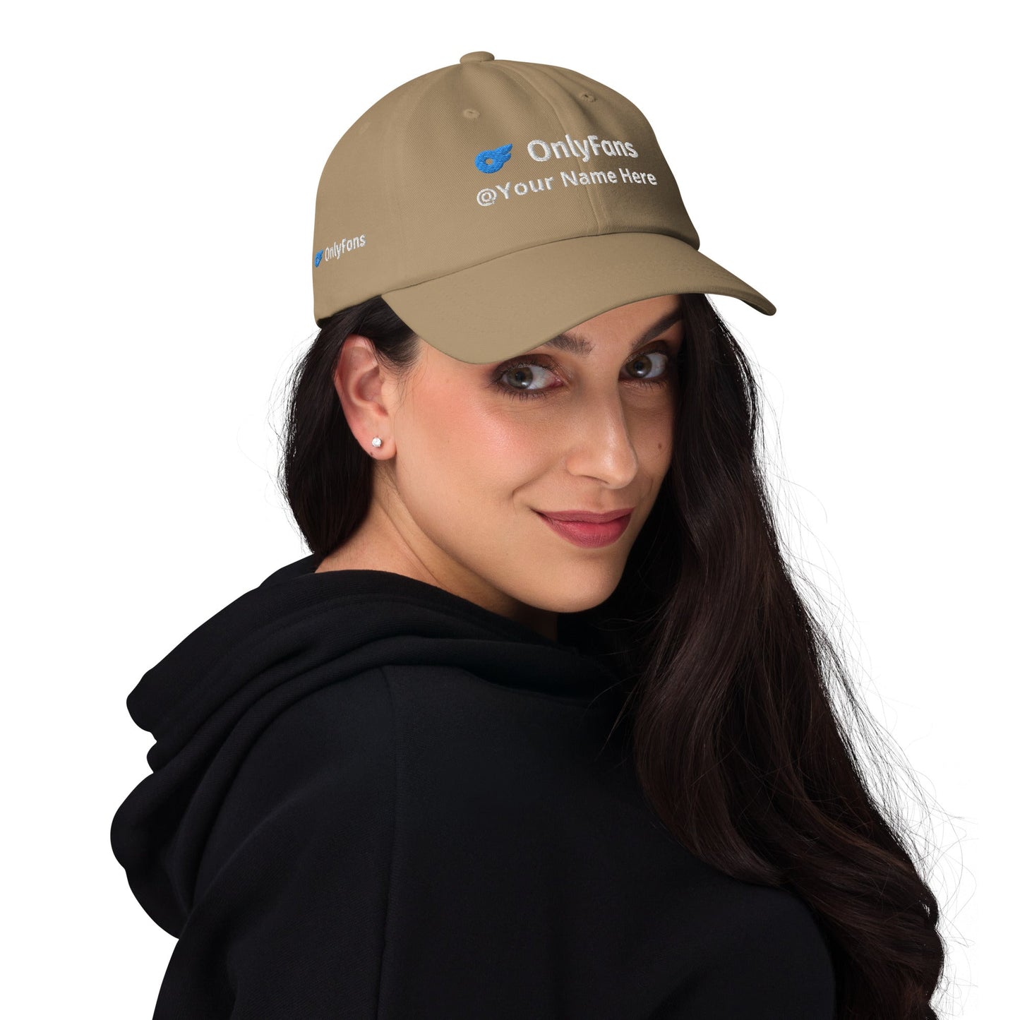 Onlyfans Custom Personalized Dad curved visor hat | Low Profile Hat | Content Creator | Adjustable Strap | Cotton Hat Attire T LLC