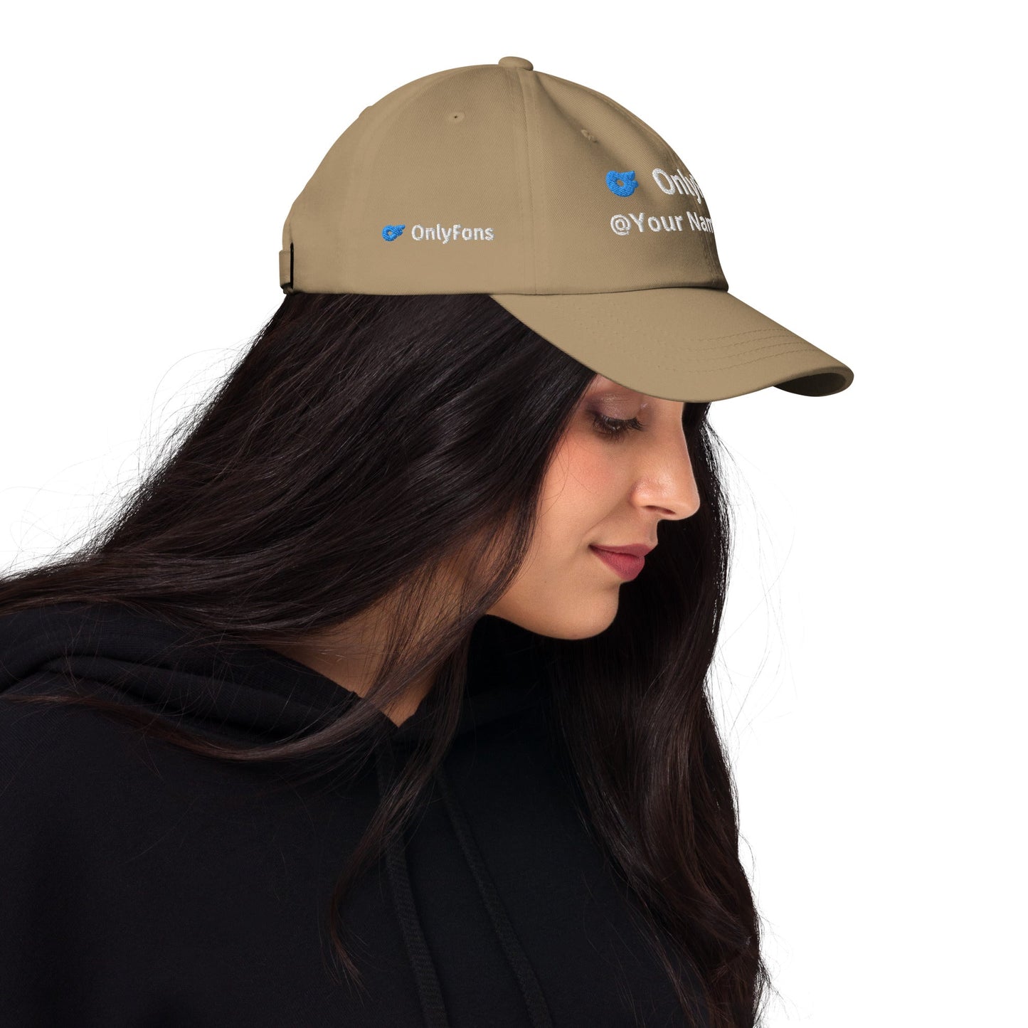 Onlyfans Custom Personalized Dad curved visor hat | Low Profile Hat | Content Creator | Adjustable Strap | Cotton Hat Attire T LLC