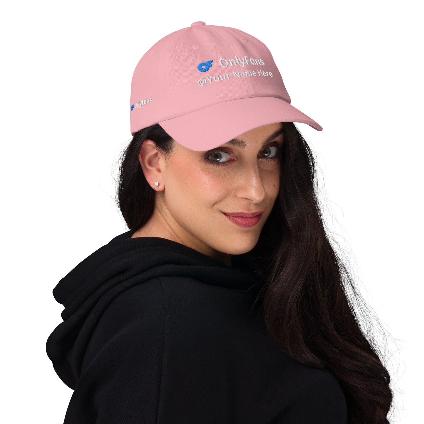 Onlyfans Custom Personalized Dad curved visor hat | Low Profile Hat | Content Creator | Adjustable Strap | Cotton Hat Attire T LLC