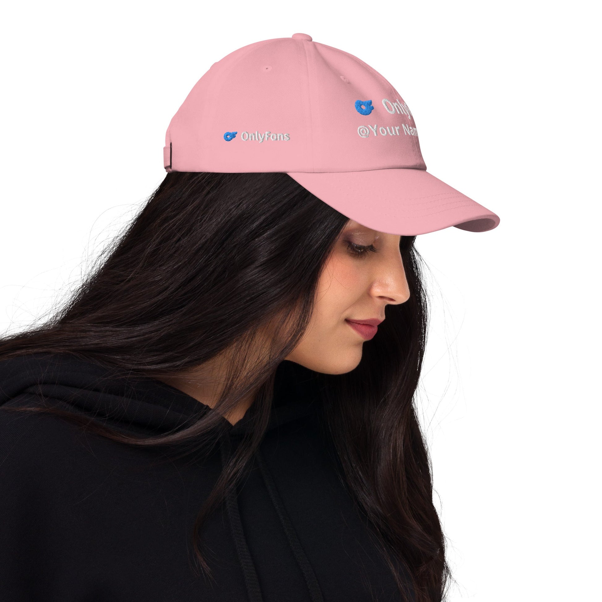 Onlyfans Custom Personalized Dad curved visor hat | Low Profile Hat | Content Creator | Adjustable Strap | Cotton Hat Attire T LLC