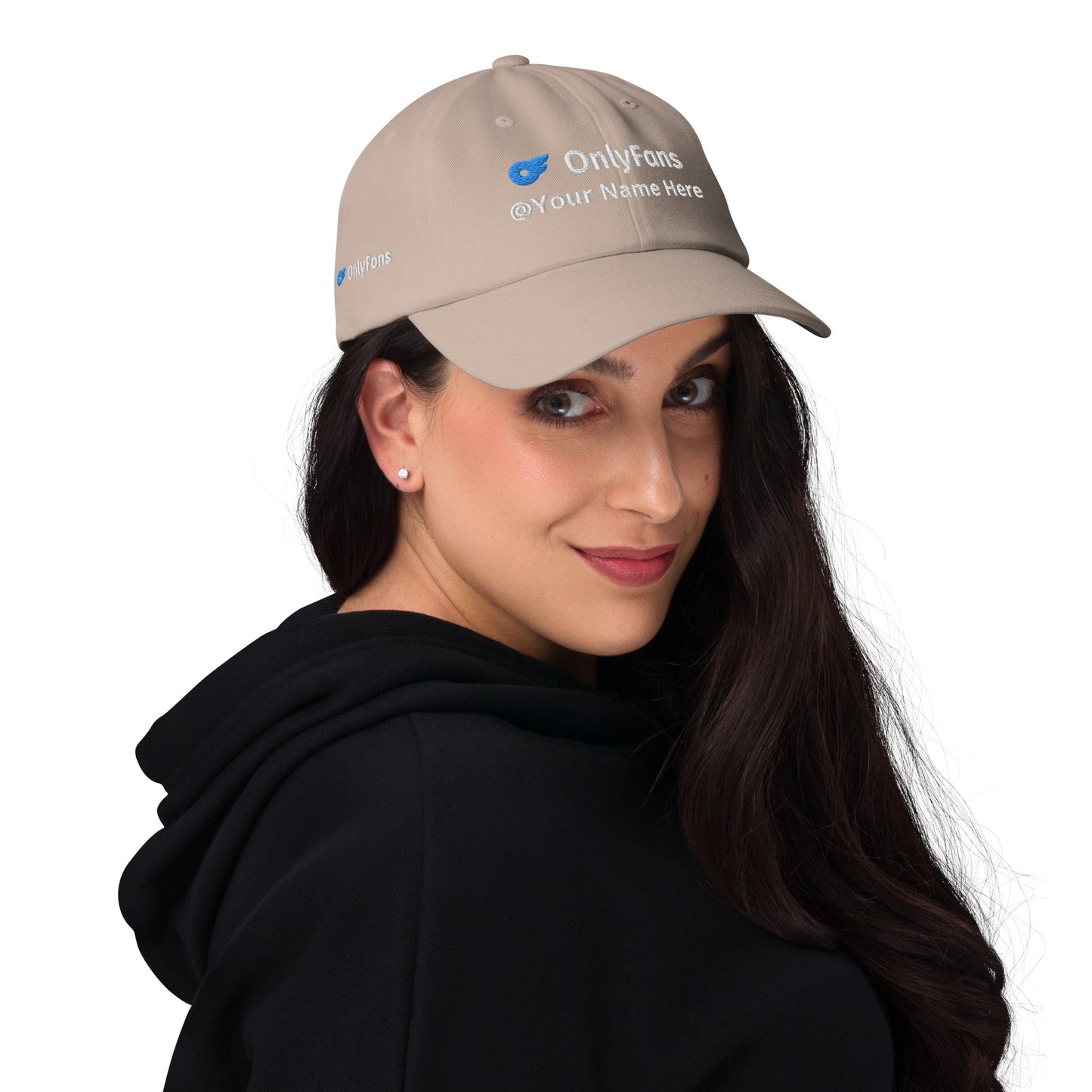 Onlyfans Custom Personalized Dad curved visor hat | Low Profile Hat | Content Creator | Adjustable Strap | Cotton Hat Attire T LLC