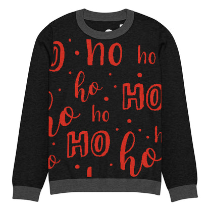 Ho Ho Ho funny ugly Christmas sweater