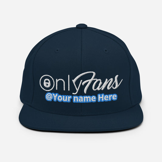 Onlyfans Personalized Custom Snapback Hat Attire T LLC
