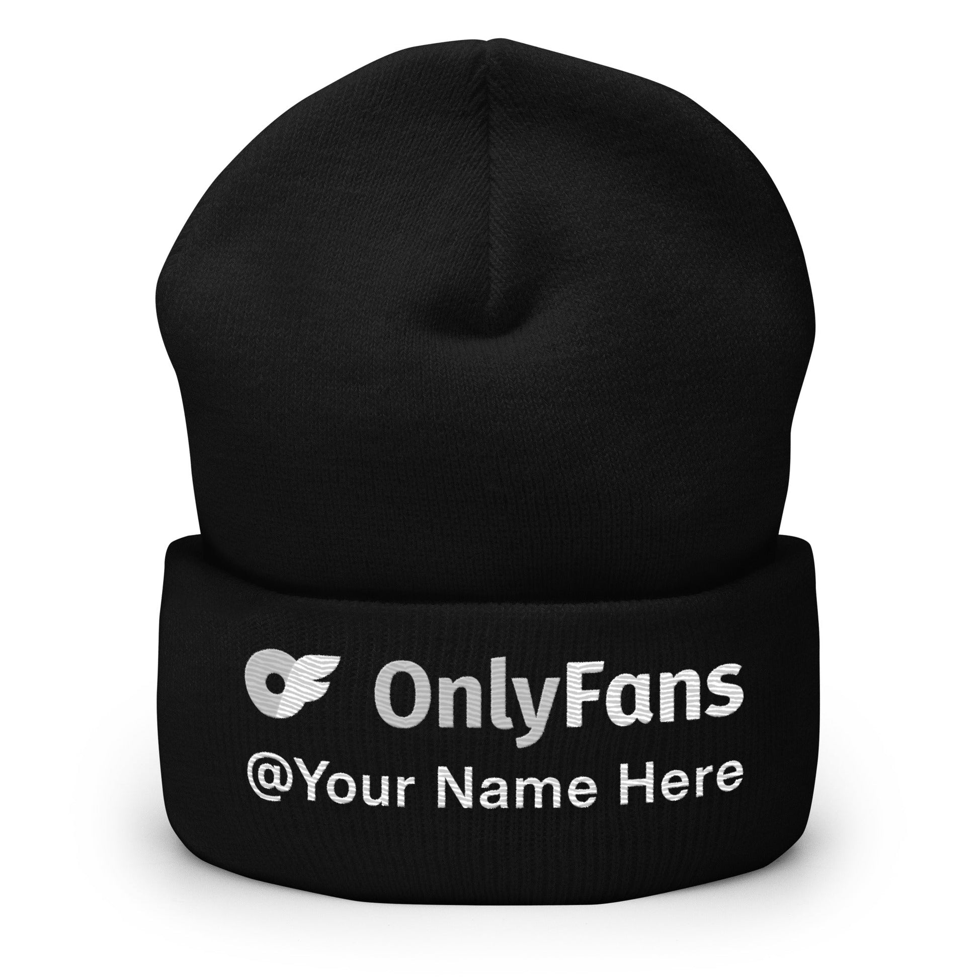 Onlyfans Beanie Me Up, Babe! Personalized Custom Name Cuffed Beanie Attire T LLC