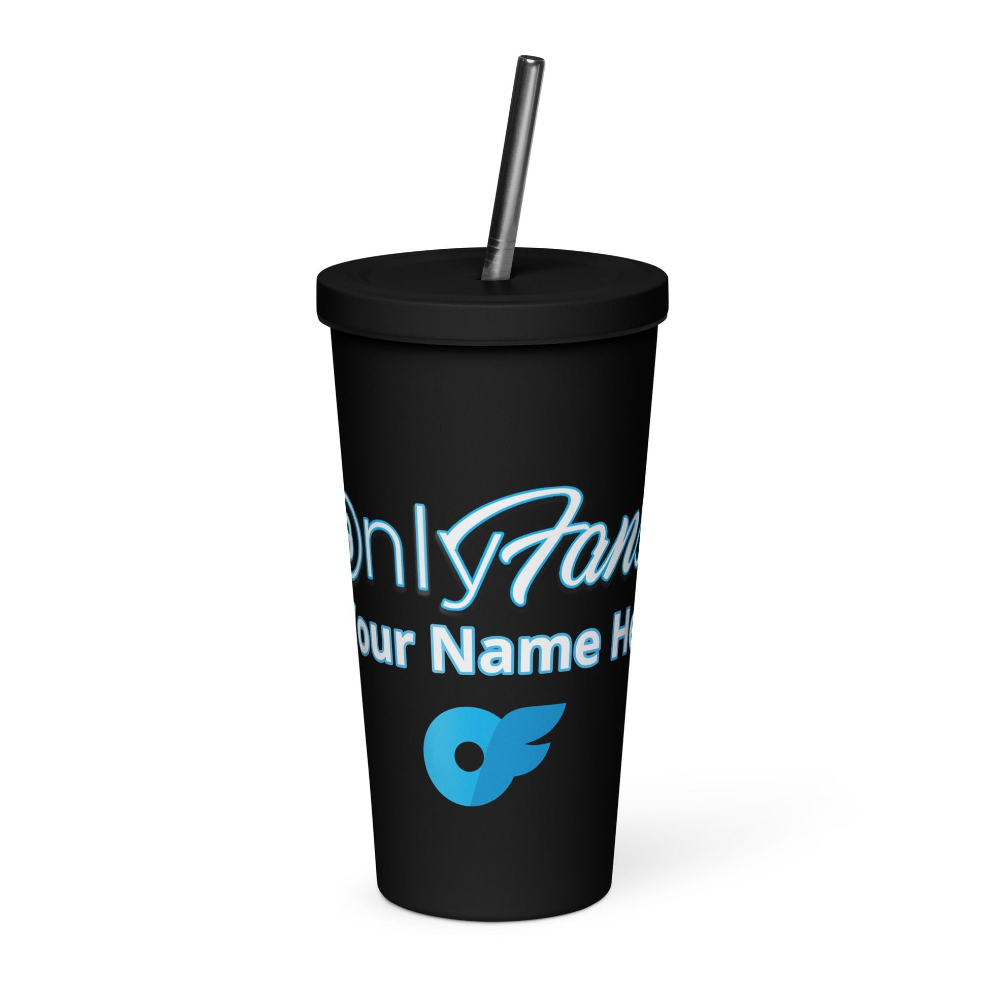 Onlyfans Hydrate your Hotness Personalized Custom Insulated tumbler with a straw Attire T LLC