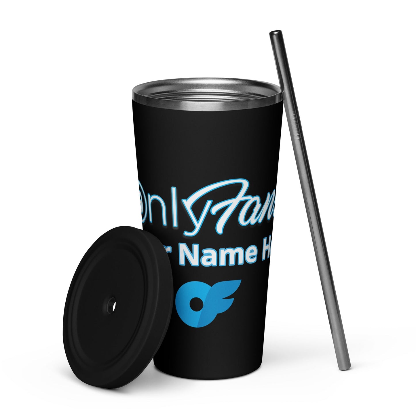 Onlyfans Hydrate your Hotness Personalized Custom Insulated tumbler with a straw Attire T LLC
