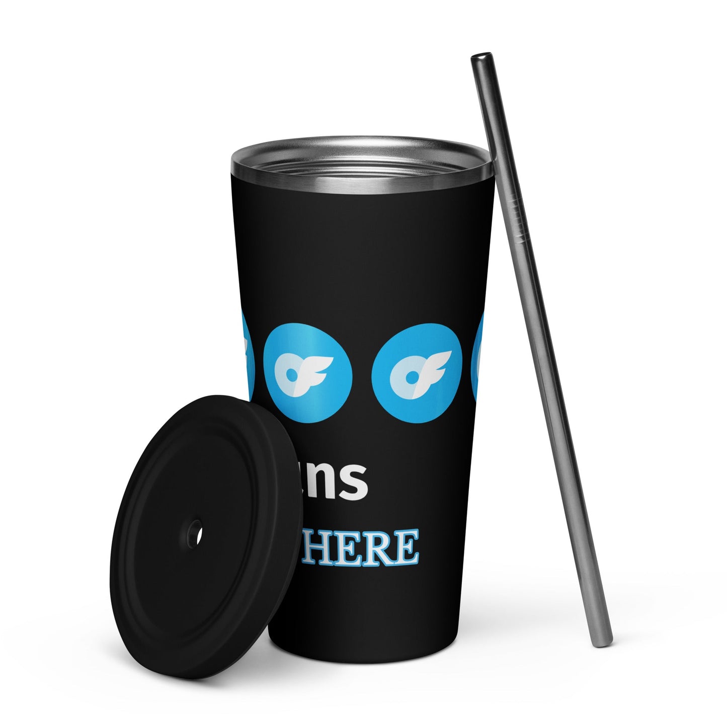 ONLYFANS Personalized Custom Sip & Tease Insulated Stainless Steel tumbler with lid and a straw Attire T LLC