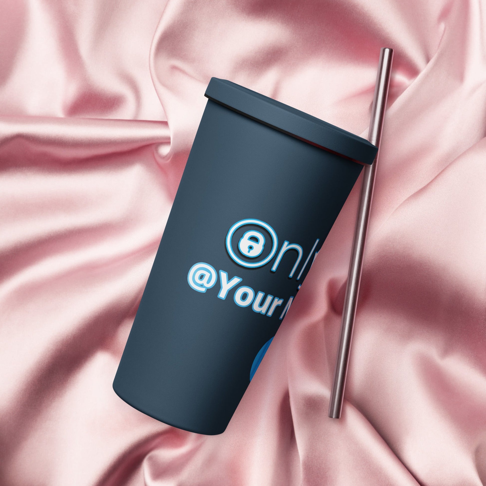 Onlyfans Hydrate your Hotness Personalized Custom Insulated tumbler with a straw Attire T LLC