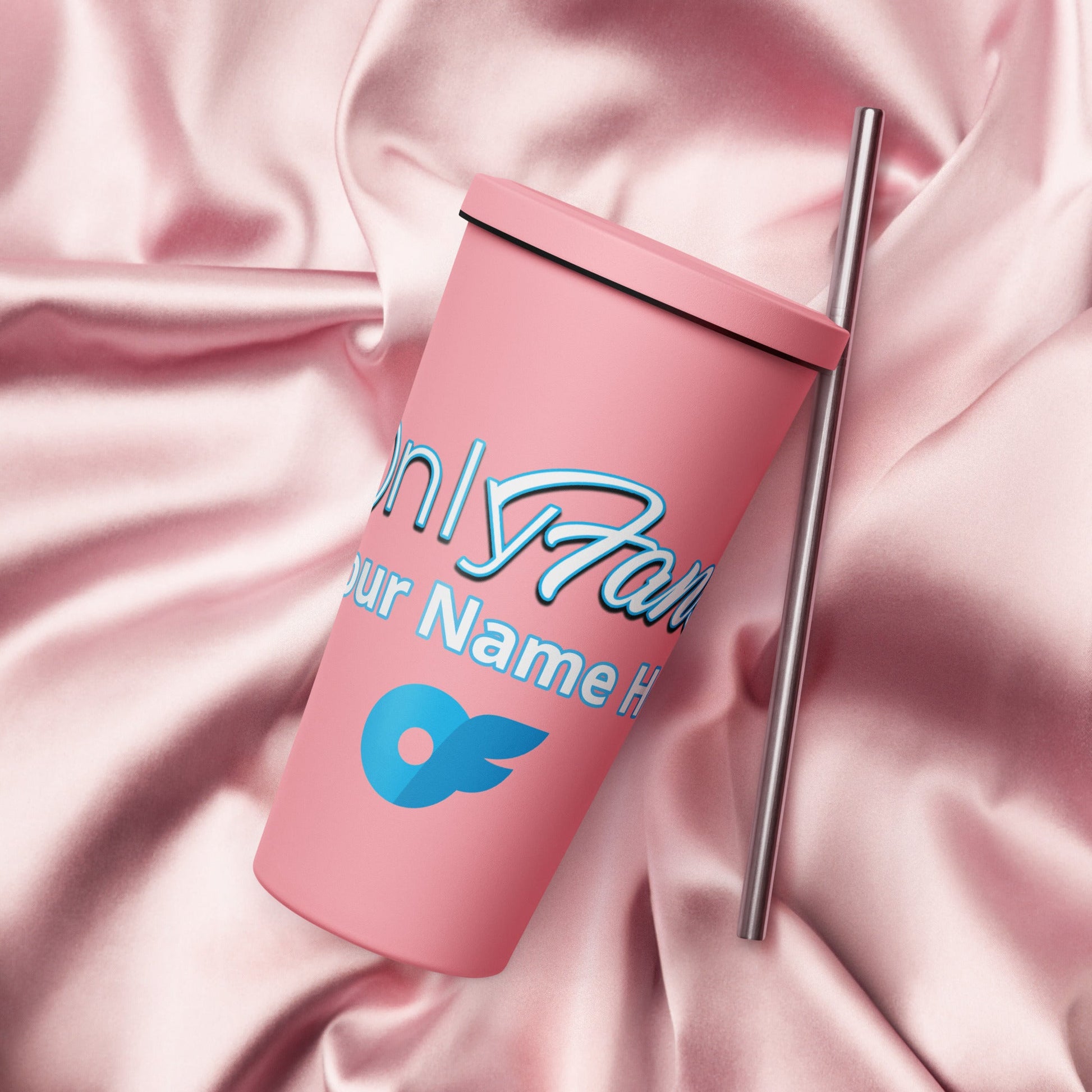 Onlyfans Hydrate your Hotness Personalized Custom Insulated tumbler with a straw Attire T LLC