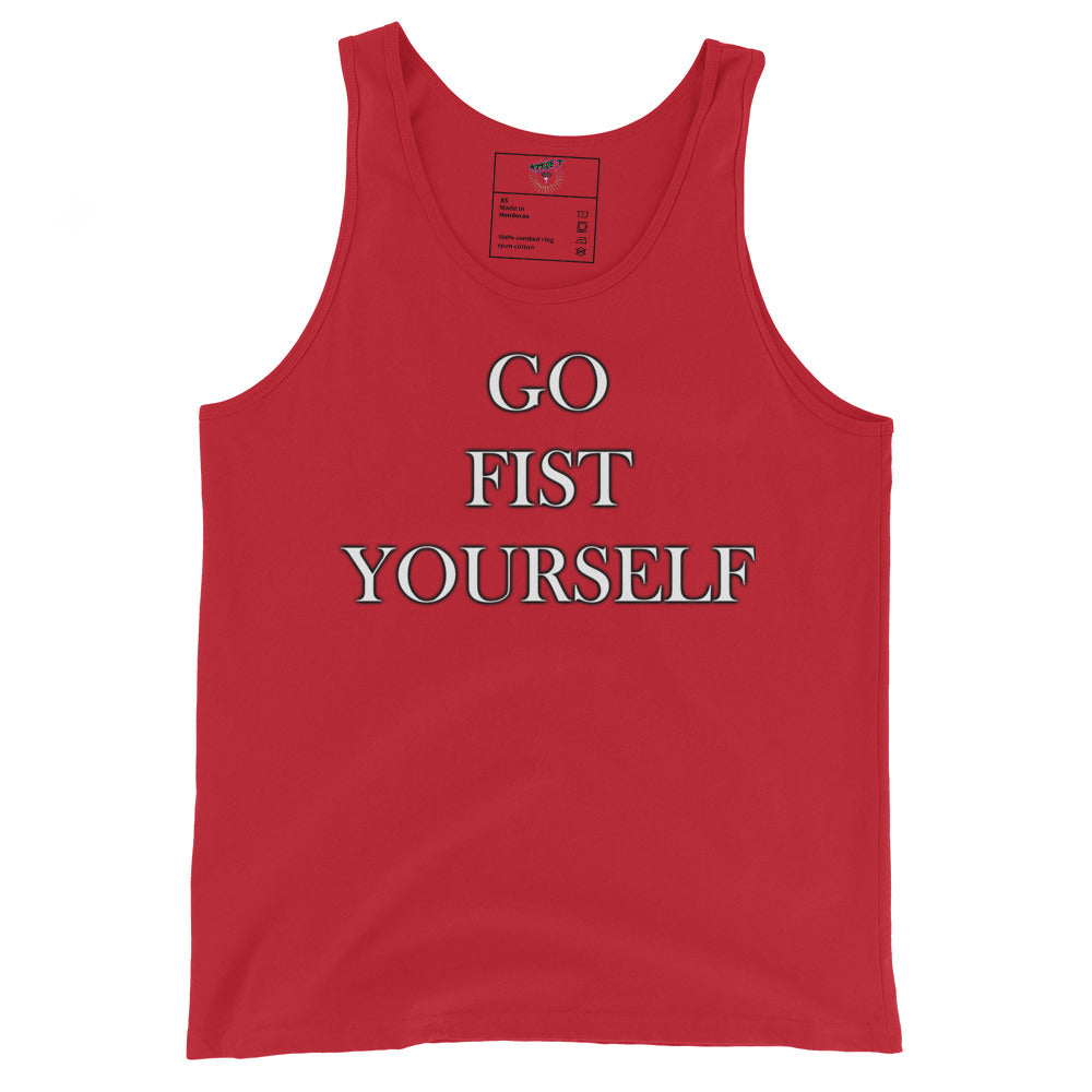Go Fist Yourself Unisex Tank Top - Attire T LLC