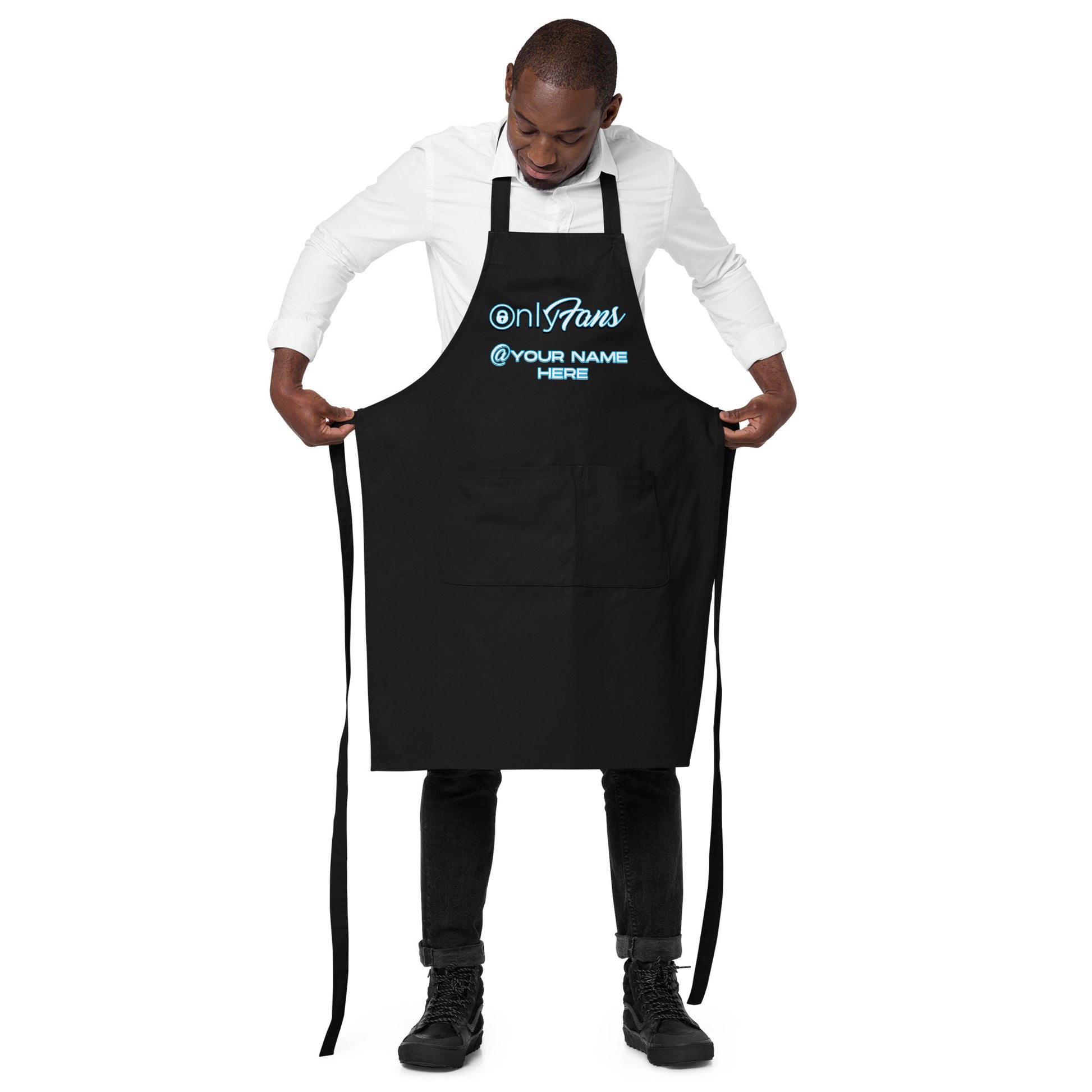 Personalized Onlyfans Custom Organic Cotton Apron - Attire T LLC