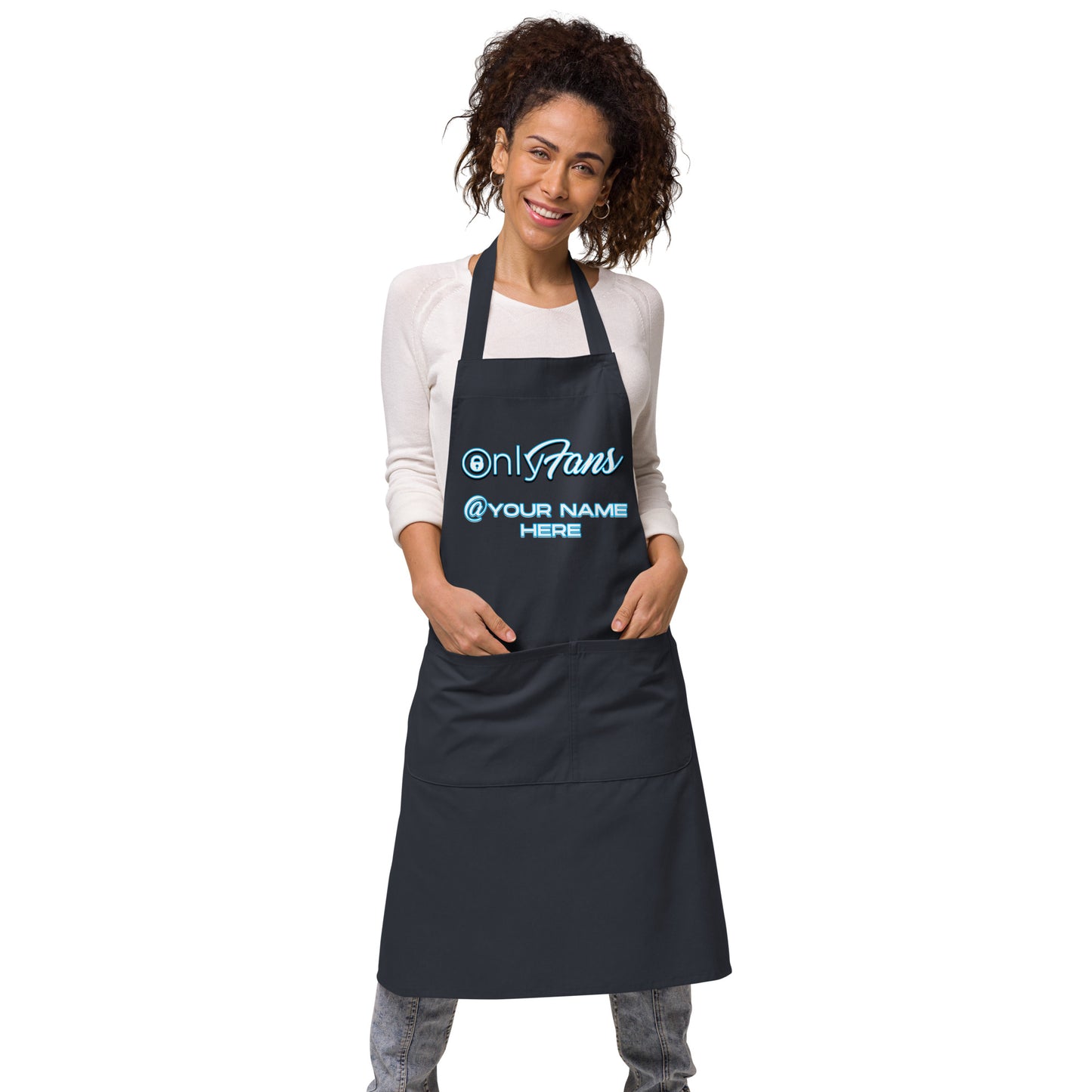 Personalized Onlyfans Custom Organic Cotton Apron - Attire T LLC