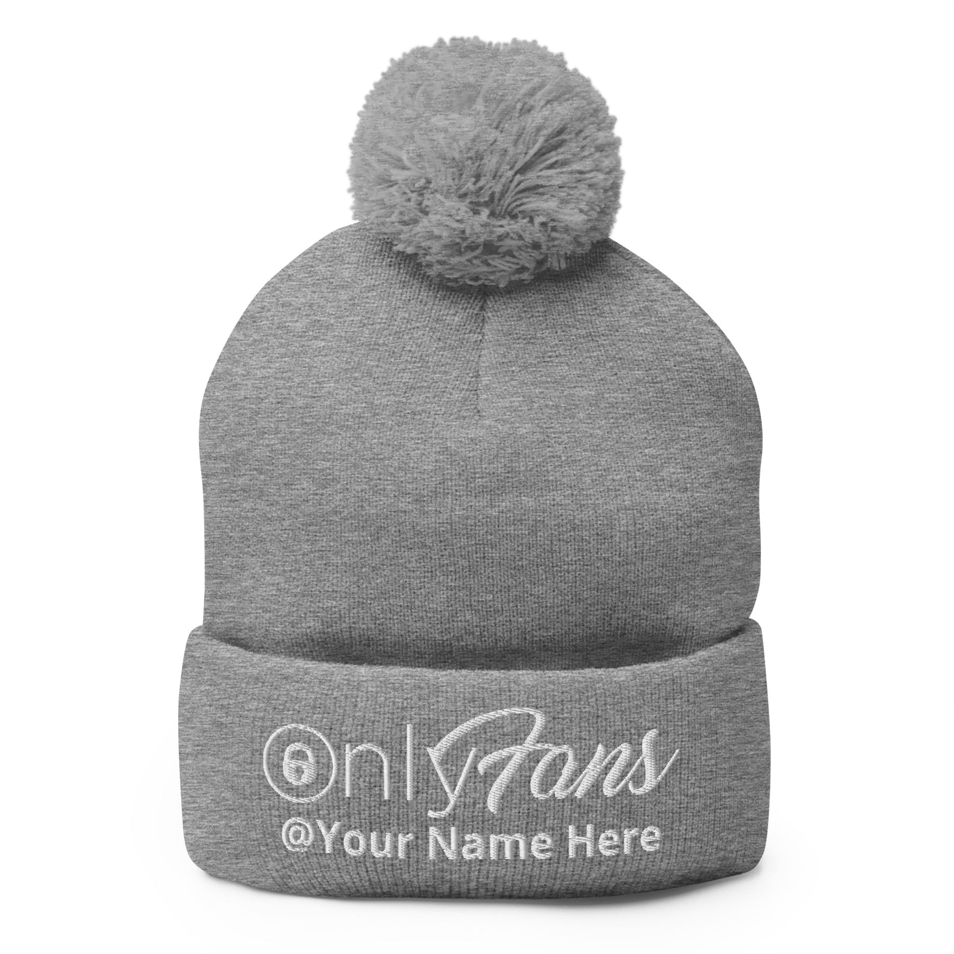 Onlyfans Personalized Custom Gender Neutral Unisex Pom-Pom Beanie Attire T LLC