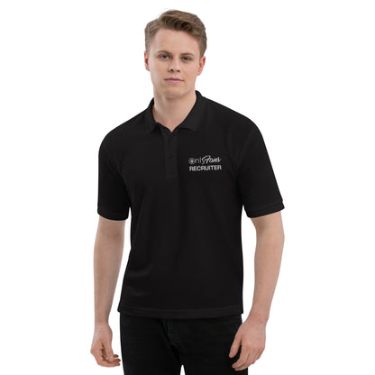 OnlyFans Recruiter Premium Polo, Old Logo by ATTIRET