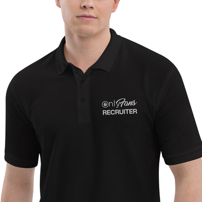 OnlyFans Recruiter Premium Polo, Old Logo by ATTIRET
