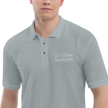 OnlyFans Recruiter Premium Polo, Old Logo by ATTIRET