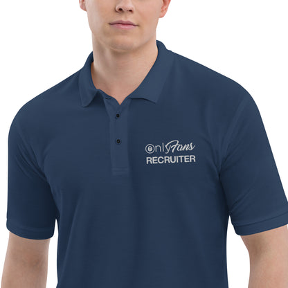 OnlyFans Recruiter Premium Polo, Old Logo by ATTIRET