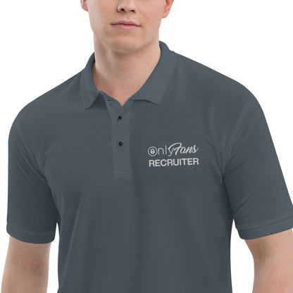 OnlyFans Recruiter Premium Polo, Old Logo by ATTIRET