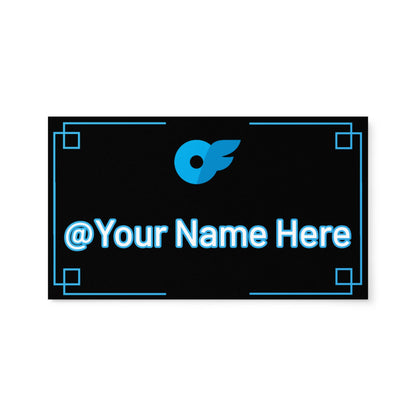 Flash Your Fame Personalized OnlyFans Business Cards by ATTIRET