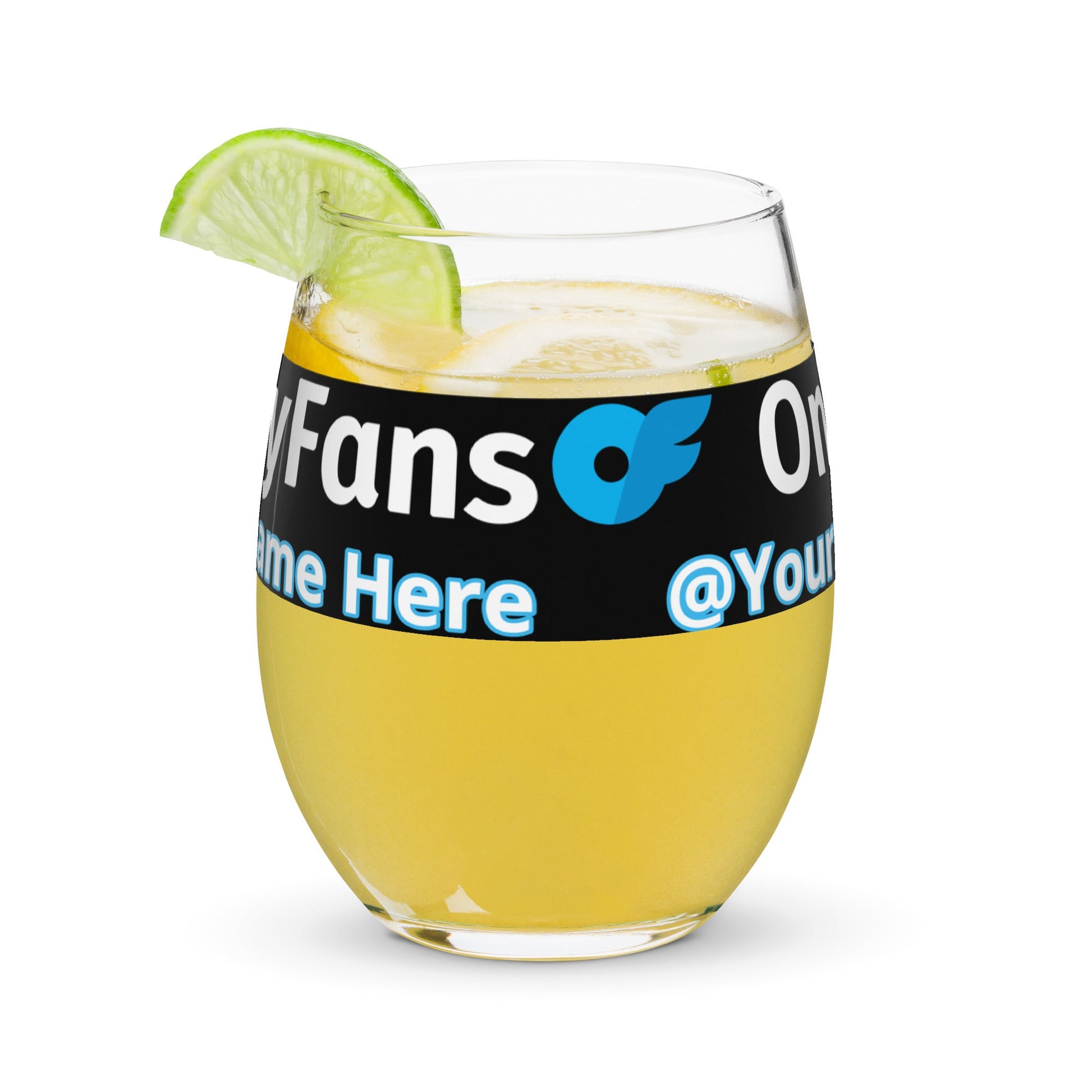 Onlyfans Sip and Tease Personalized Custom Stemless wine glass | Alcohol beverage drink cup | Summer glassware | Luxury Glass Cup | Tumblers | Vessel Attire T LLC