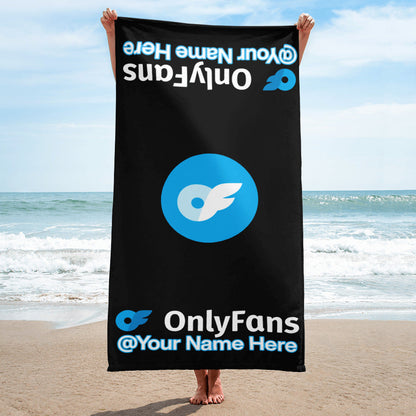Personalized OnlyFans Name Logo Towel by ATTIRET