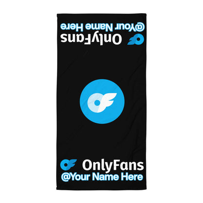 Personalized OnlyFans Name Logo Towel by ATTIRET