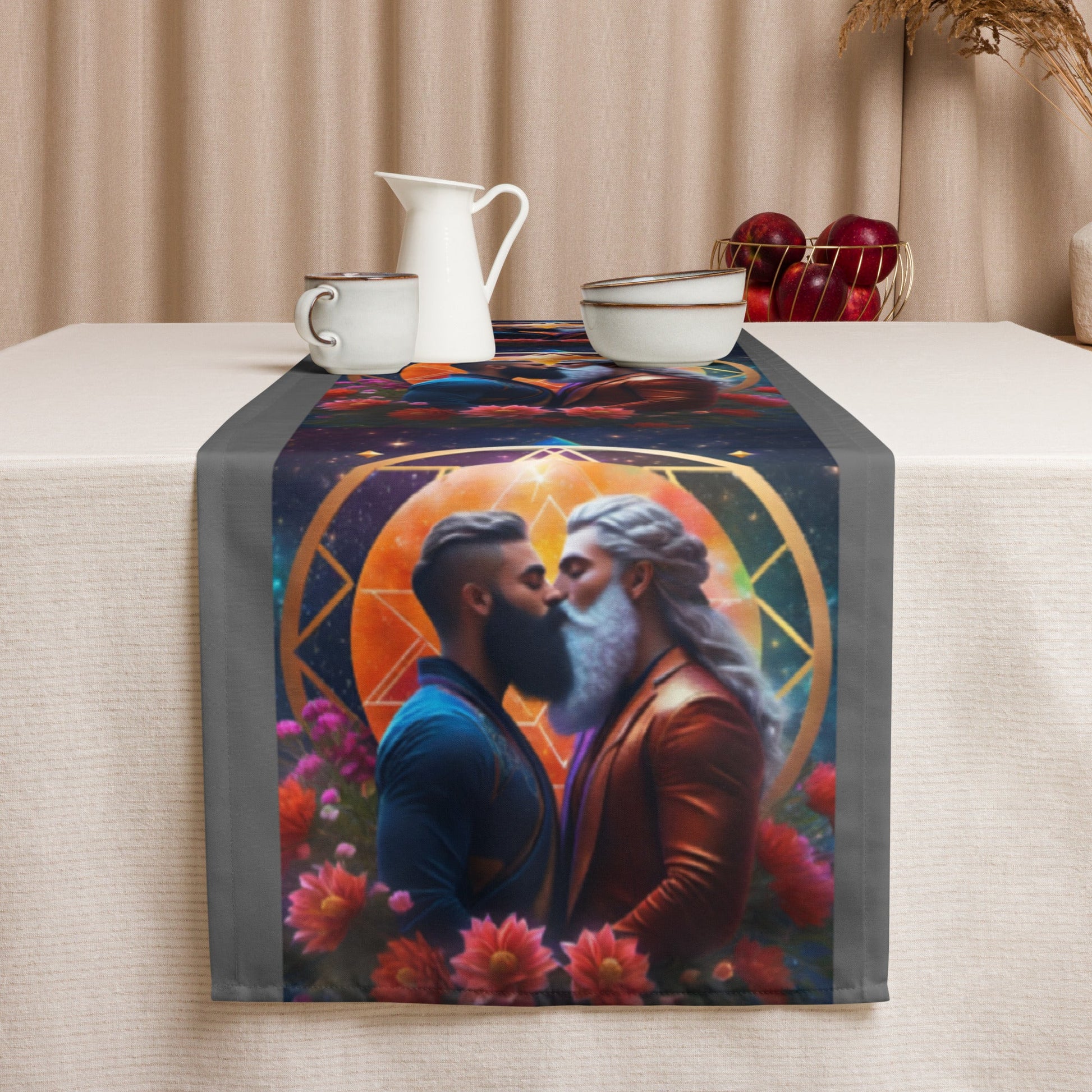 Divine Union:Timeless Gay Lovers Table runner Attire T LLC