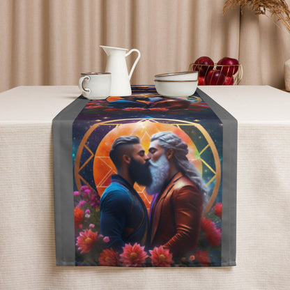 Divine Union Gay Lovers Table Runner by ATTIRET
