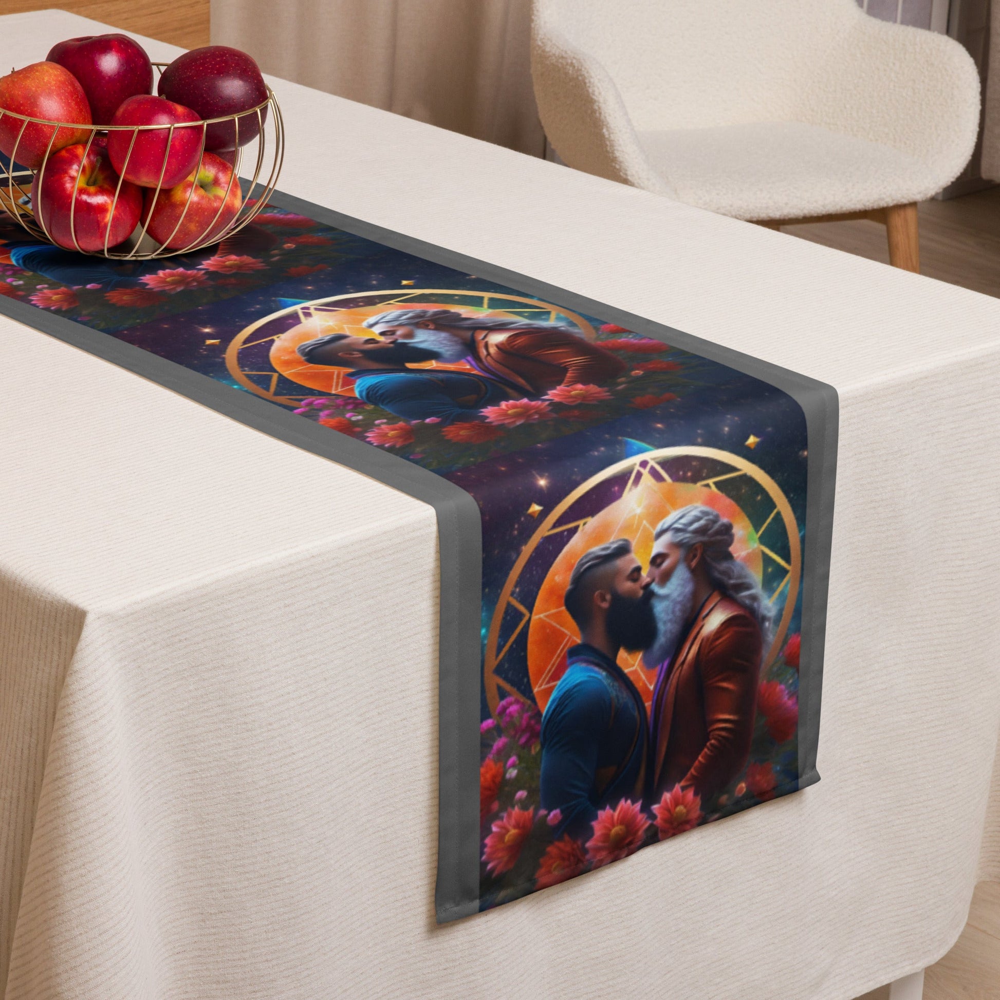 Divine Union:Timeless Gay Lovers Table runner Attire T LLC
