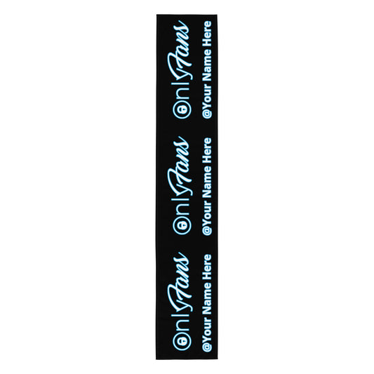 Onlyfans Personalized Custom Table Runner ( Blk) Customized Name Attire T LLC