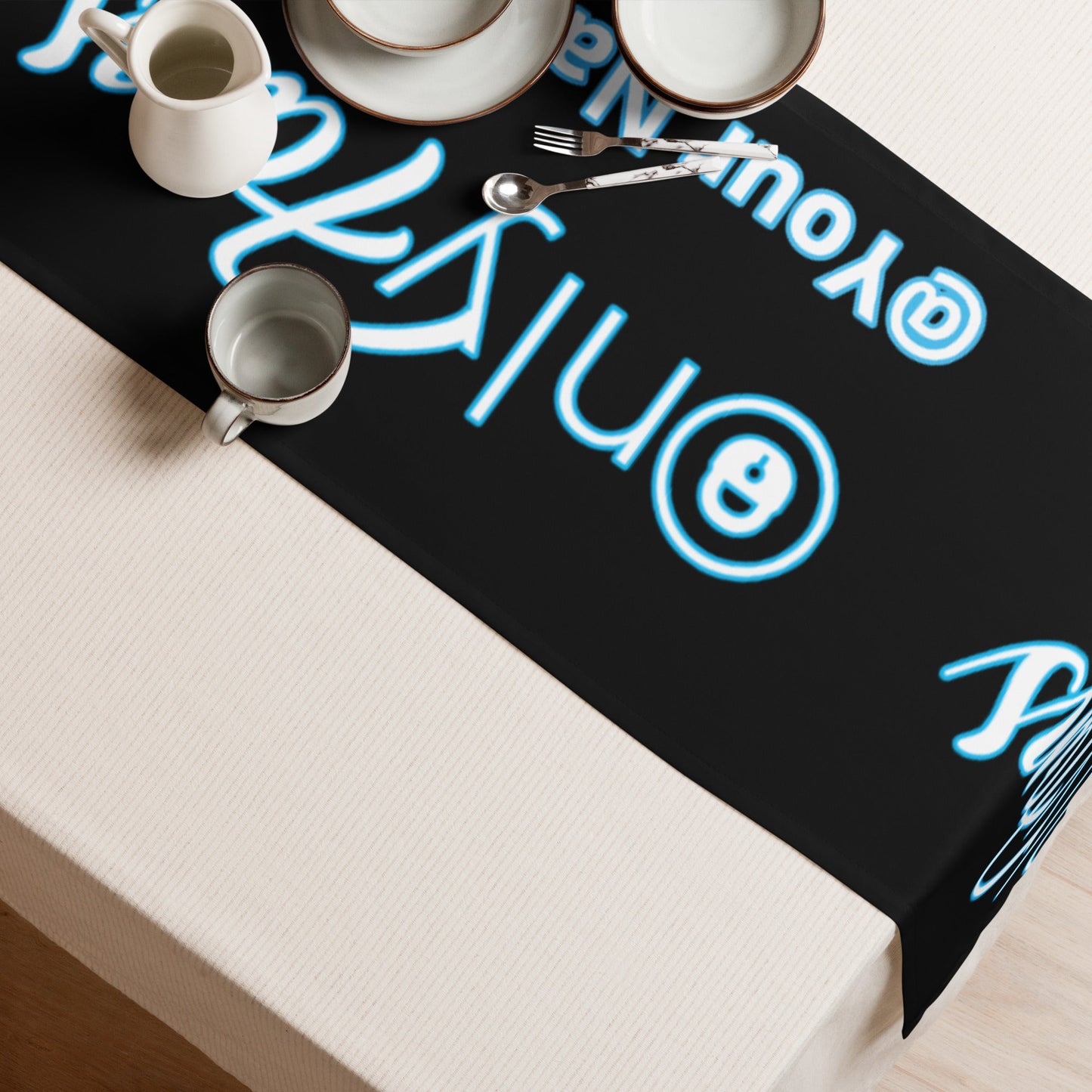 Onlyfans Personalized Custom Table Runner ( Blk) Customized Name Attire T LLC