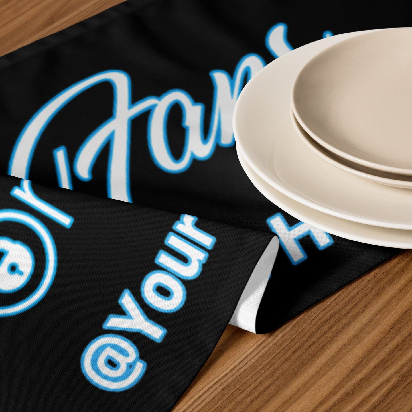 Onlyfans Personalized Custom Table Runner ( Blk) Customized Name Attire T LLC