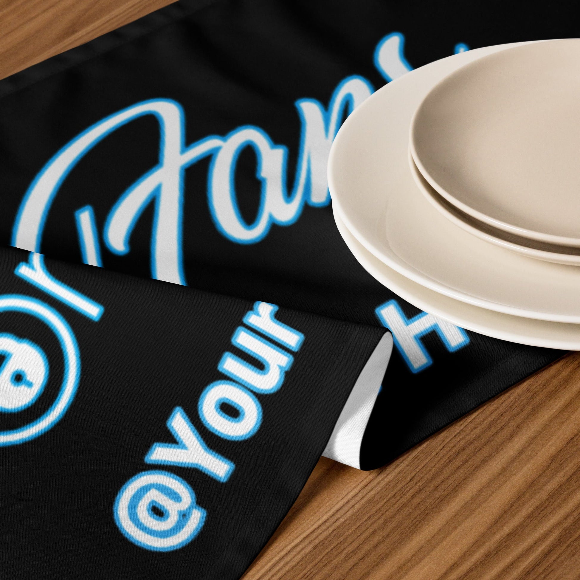 Onlyfans Personalized Custom Table Runner ( Blk) Customized Name Attire T LLC