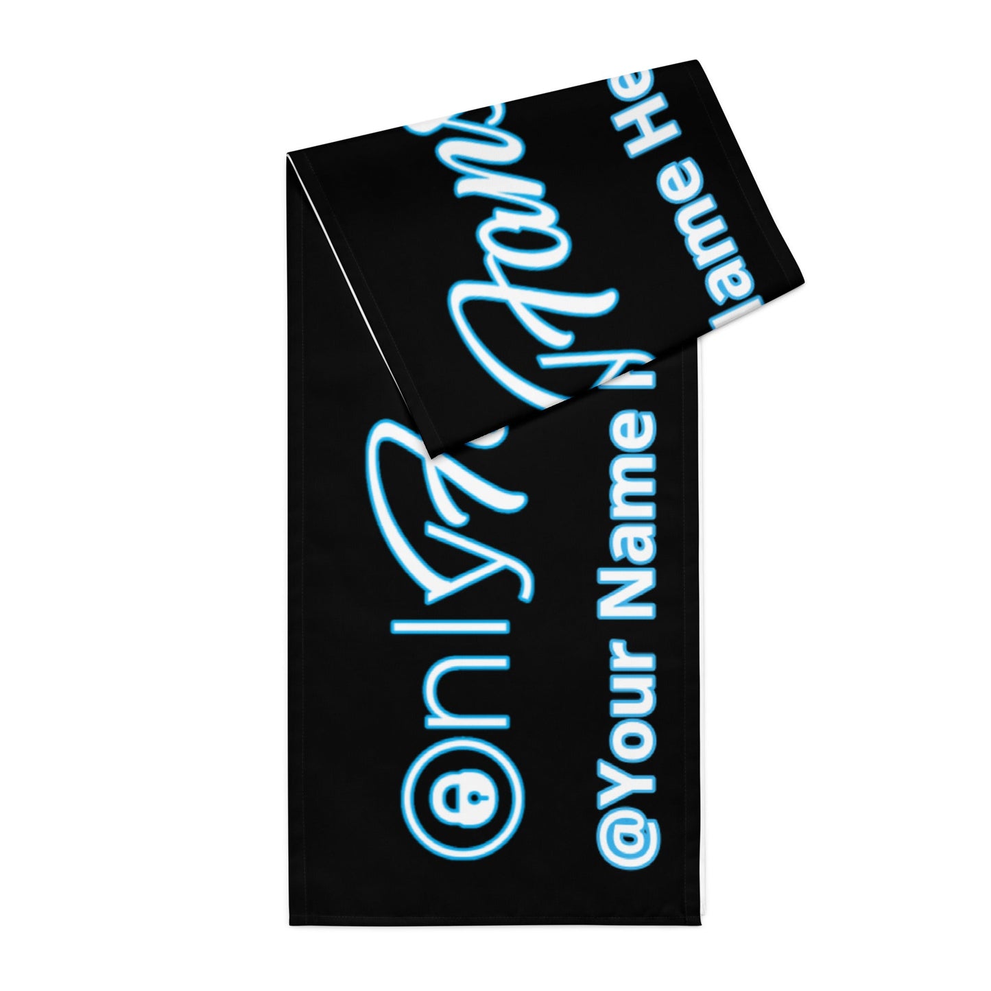 Onlyfans Personalized Custom Table Runner ( Blk) Customized Name Attire T LLC