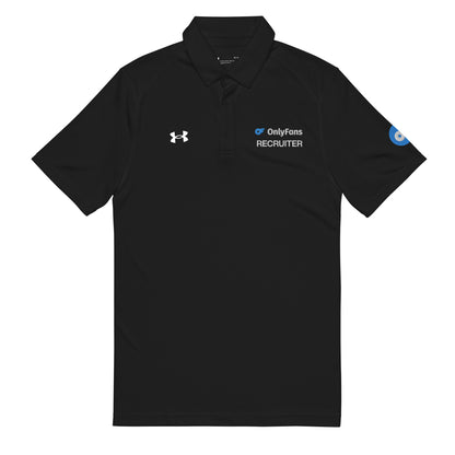 OnlyFans Recruiter embroidered Under Armour men's polo, new logo