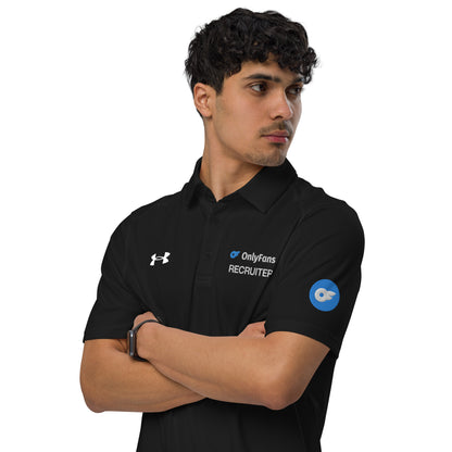 OnlyFans Recruiter Embroidered Under Armour Men's Polo, New Logo by ATTIRET