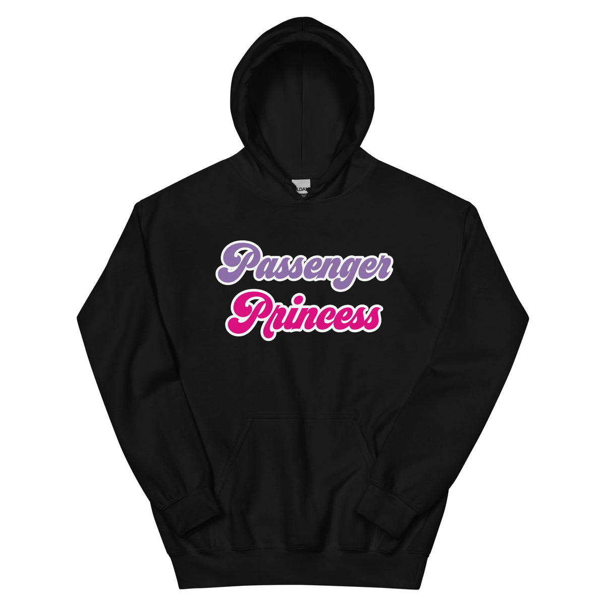 Passenger Princess Hoodie front view by ATTIRET