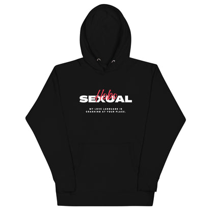 Hobosexual My Love Language Is Crashing at Your Place unisex hoodie