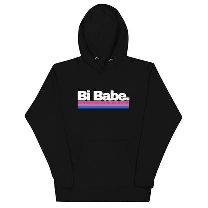 Bi Babe LGBTQ+ pride unisex hoodie