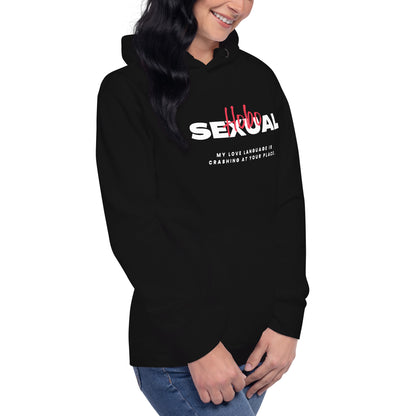Hobosexual: My Love Language Is Crashing at Your Place Hoodie — additional product view 3
