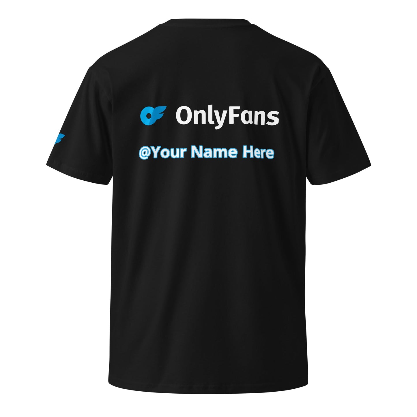 Onlyfans Custom Personalized Name Logo Unisex premium t-shirt | Adult Content Creator Shirt | Men Women Attire T LLC